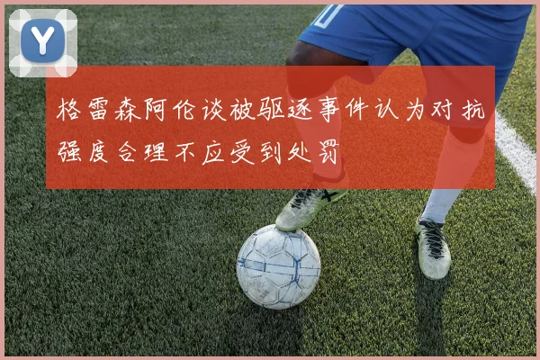 格雷森阿伦谈被驱逐事件认为对抗强度合理不应受到处罚